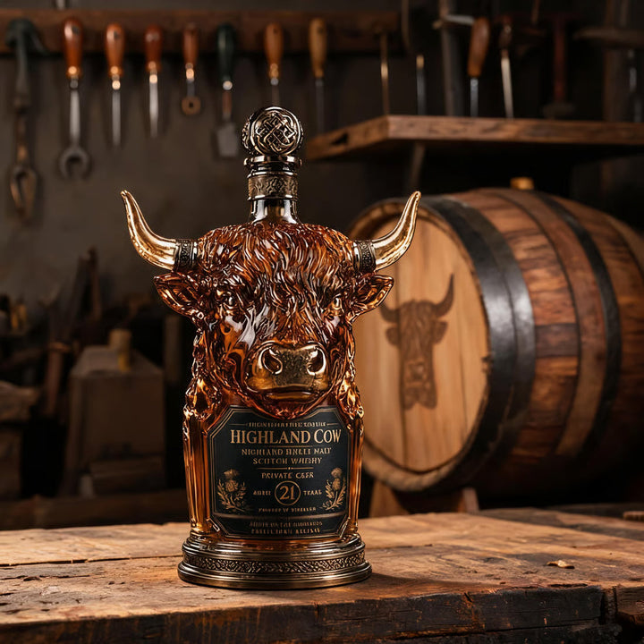 Decanter de Whisky Highland Cow