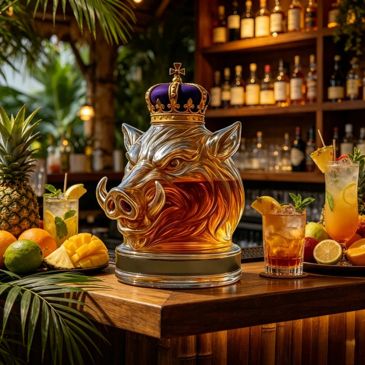 Decanter de Whisky Cabeça de Javali