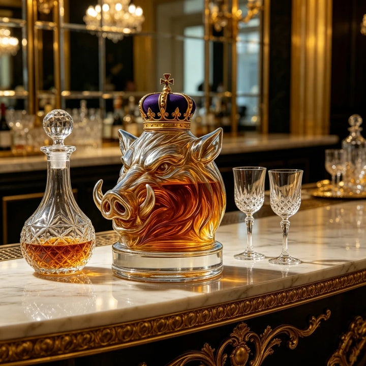 Decanter de Whisky Cabeça de Javali
