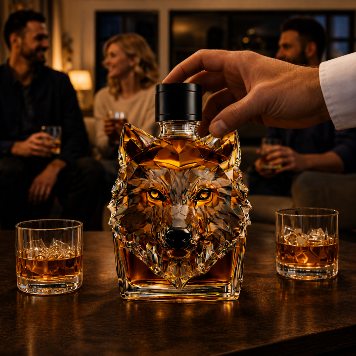 Decanter Whisky Cabeça de Lobo