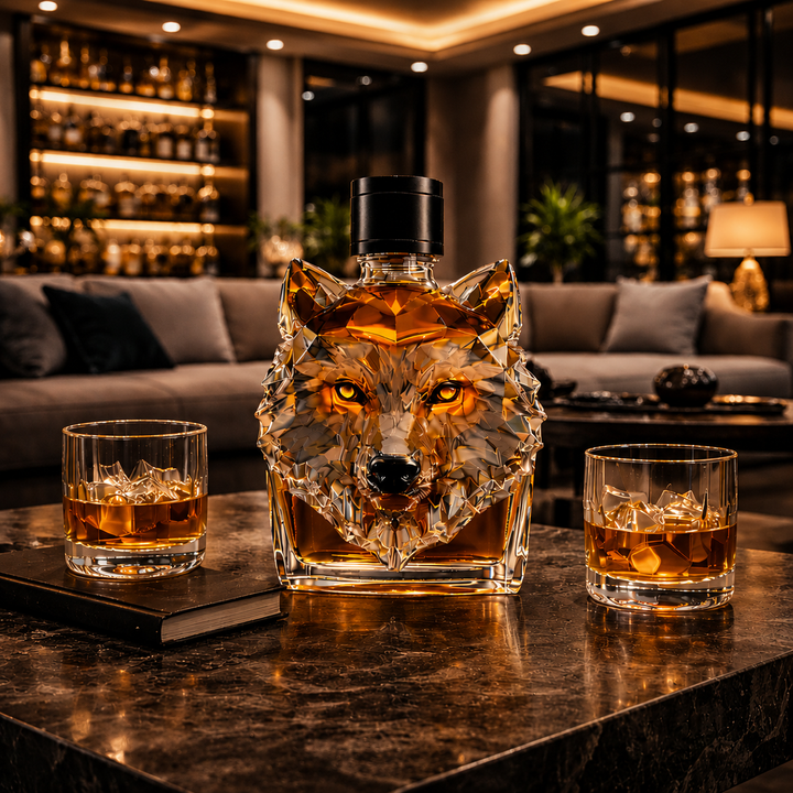 Decanter Whisky Cabeça de Lobo