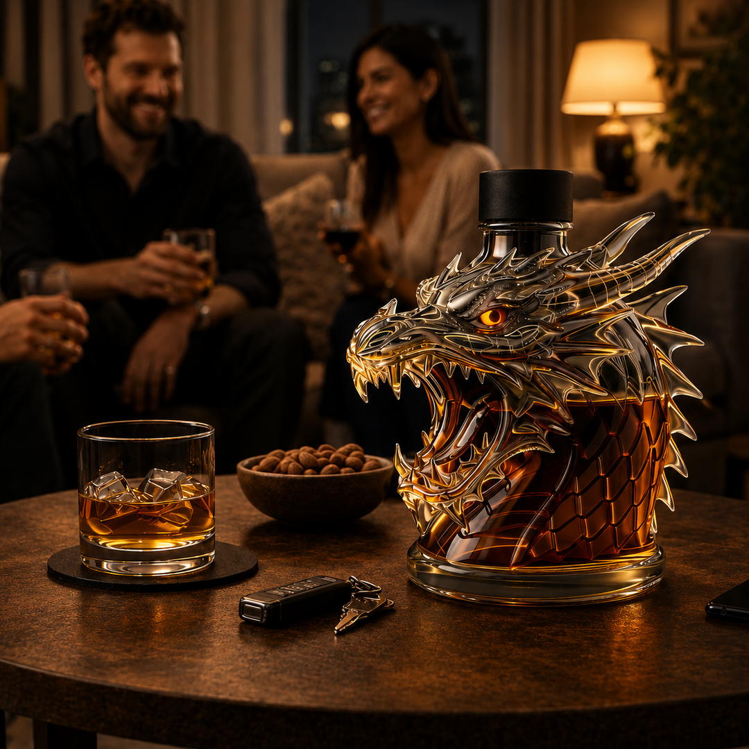 Decanter Whisky Cabeça de Dragão