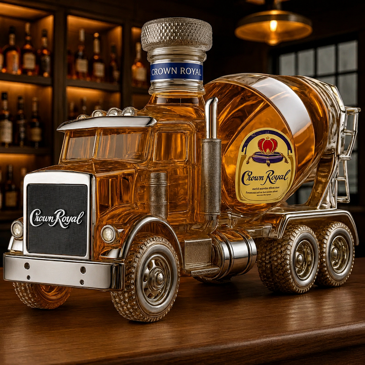 Decanter de Whisky Caminhão Concreto