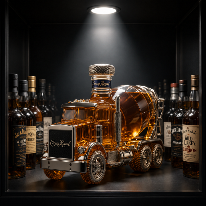 Decanter de Whisky Caminhão Concreto