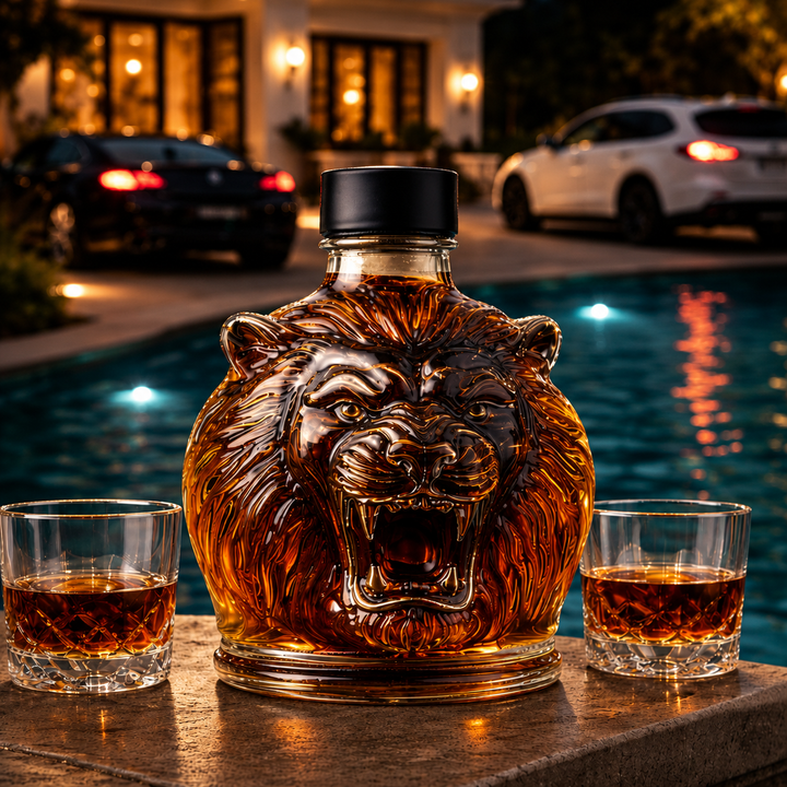 Decanter Whisky Cabeça de Leão
