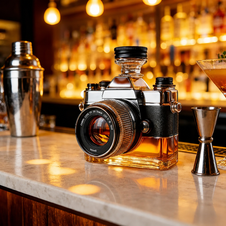 Decanter Whisky Formato Câmera