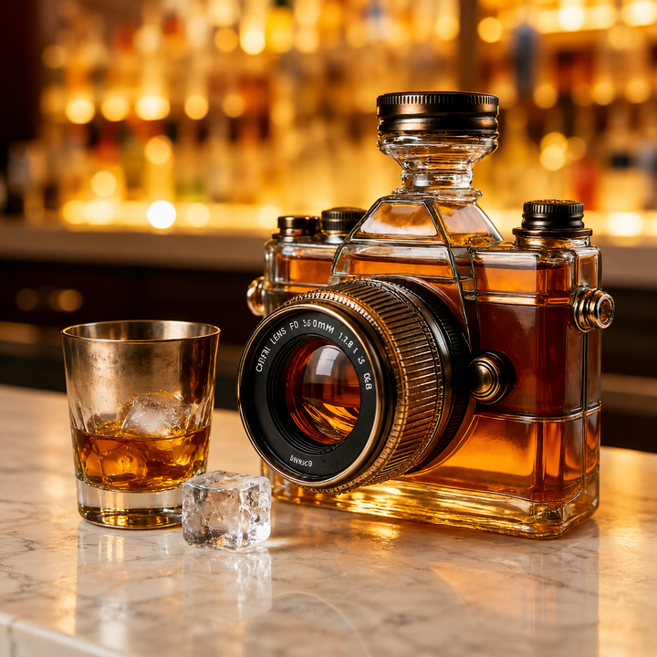 Decanter Whisky Formato Câmera