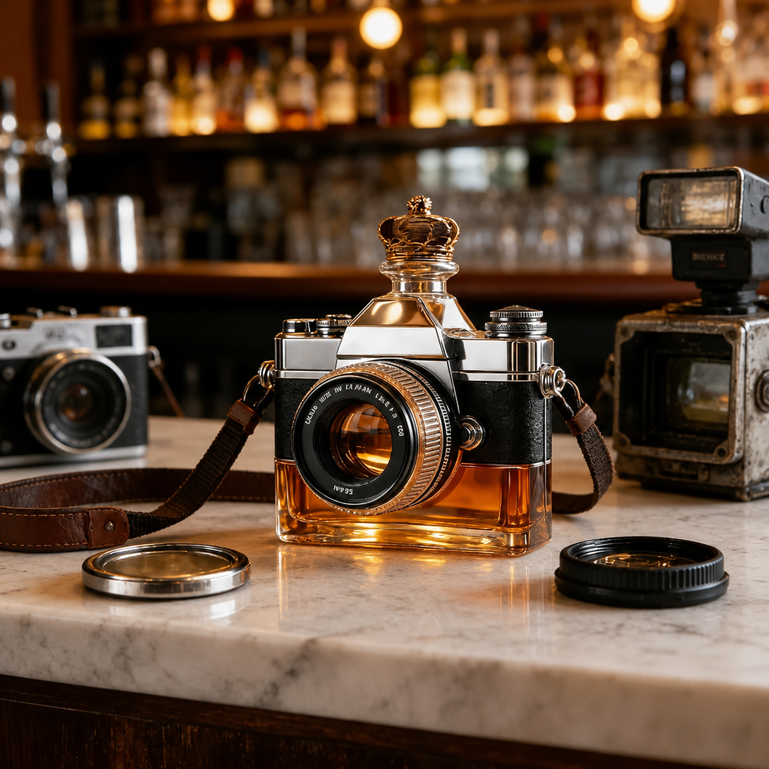Decanter Whisky Formato Câmera