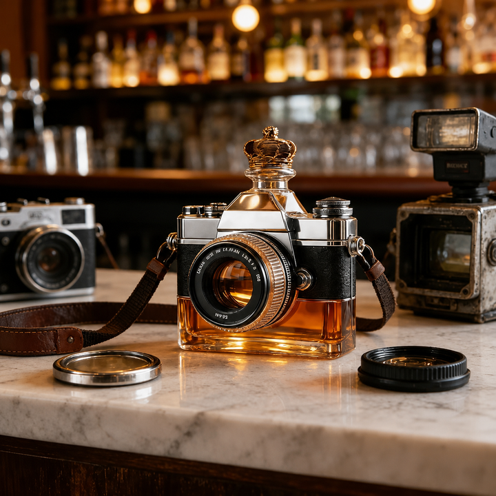 Decanter Whisky Formato Câmera