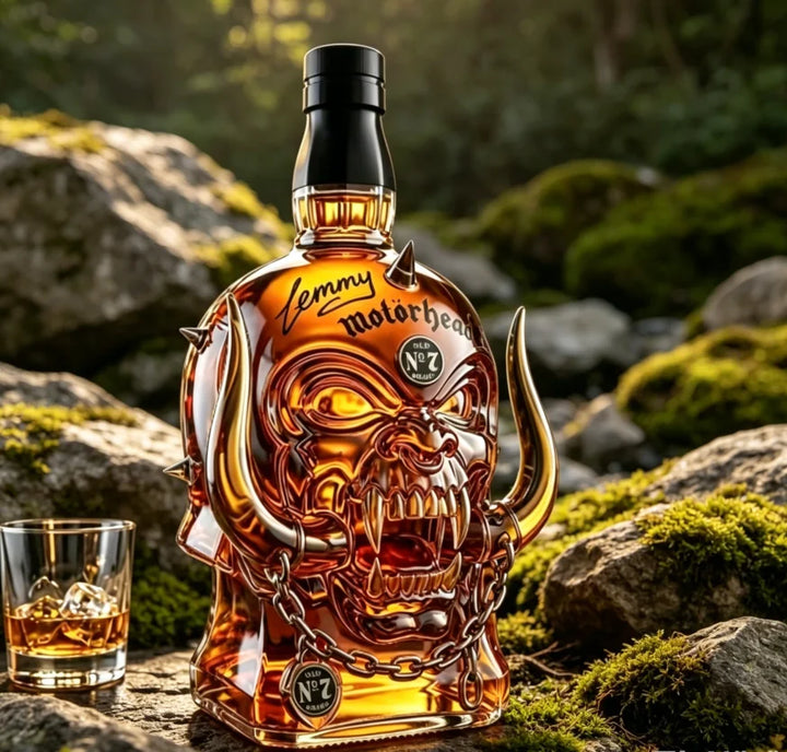 Decanter Whisky Caveira com Chifres