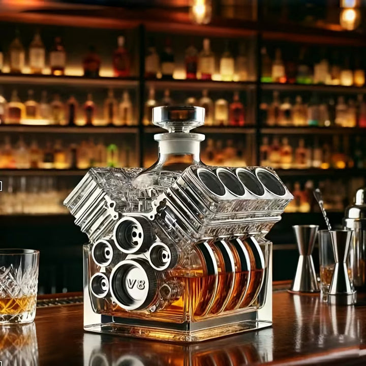 Decanter de Whisky Motor V8